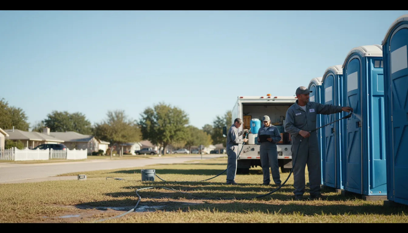 Long-Term Portable Toilet Rental in Farmersville, TX near me